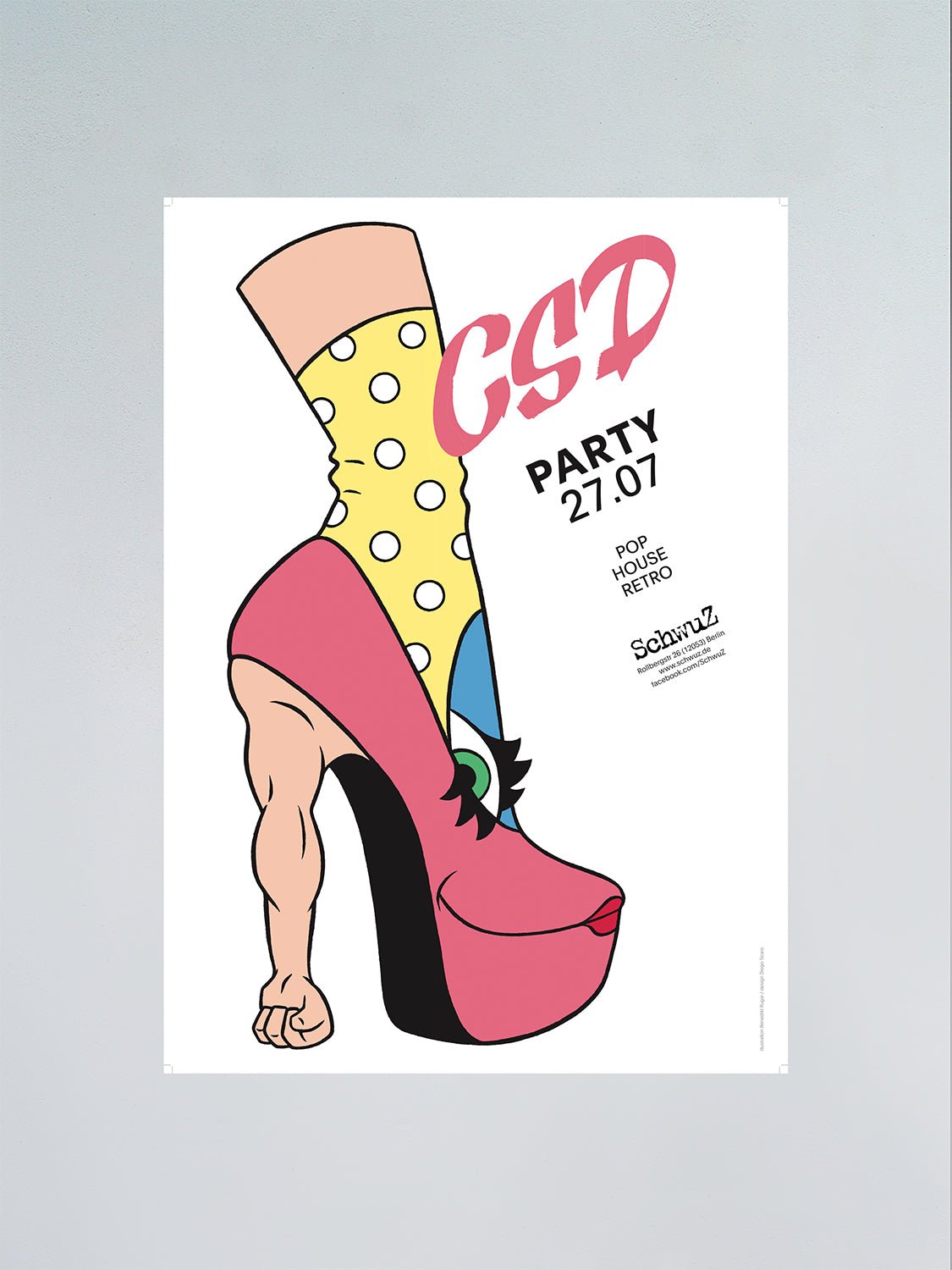 CSD Party - Benedikt Ruger - FORGET ABOUT WHITE WALLS