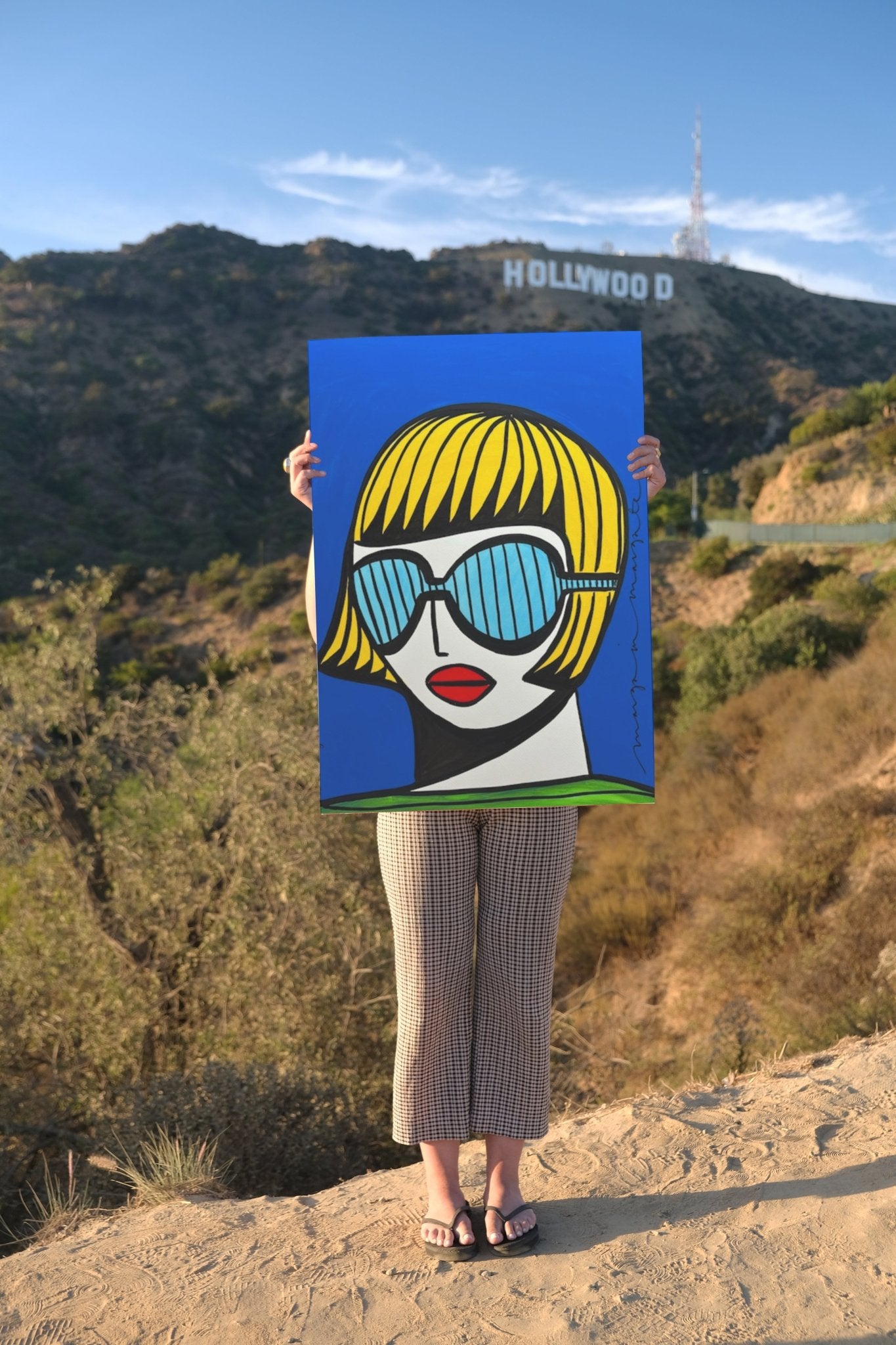 Girl in Yellow Bob - Margo in Margate - FORGET ABOUT WHITE WALLS