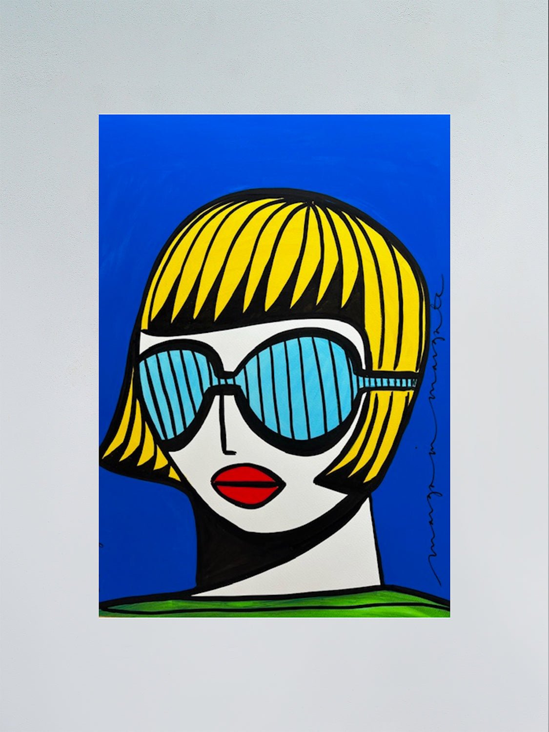 Girl in Yellow Bob - Margo in Margate - FORGET ABOUT WHITE WALLS