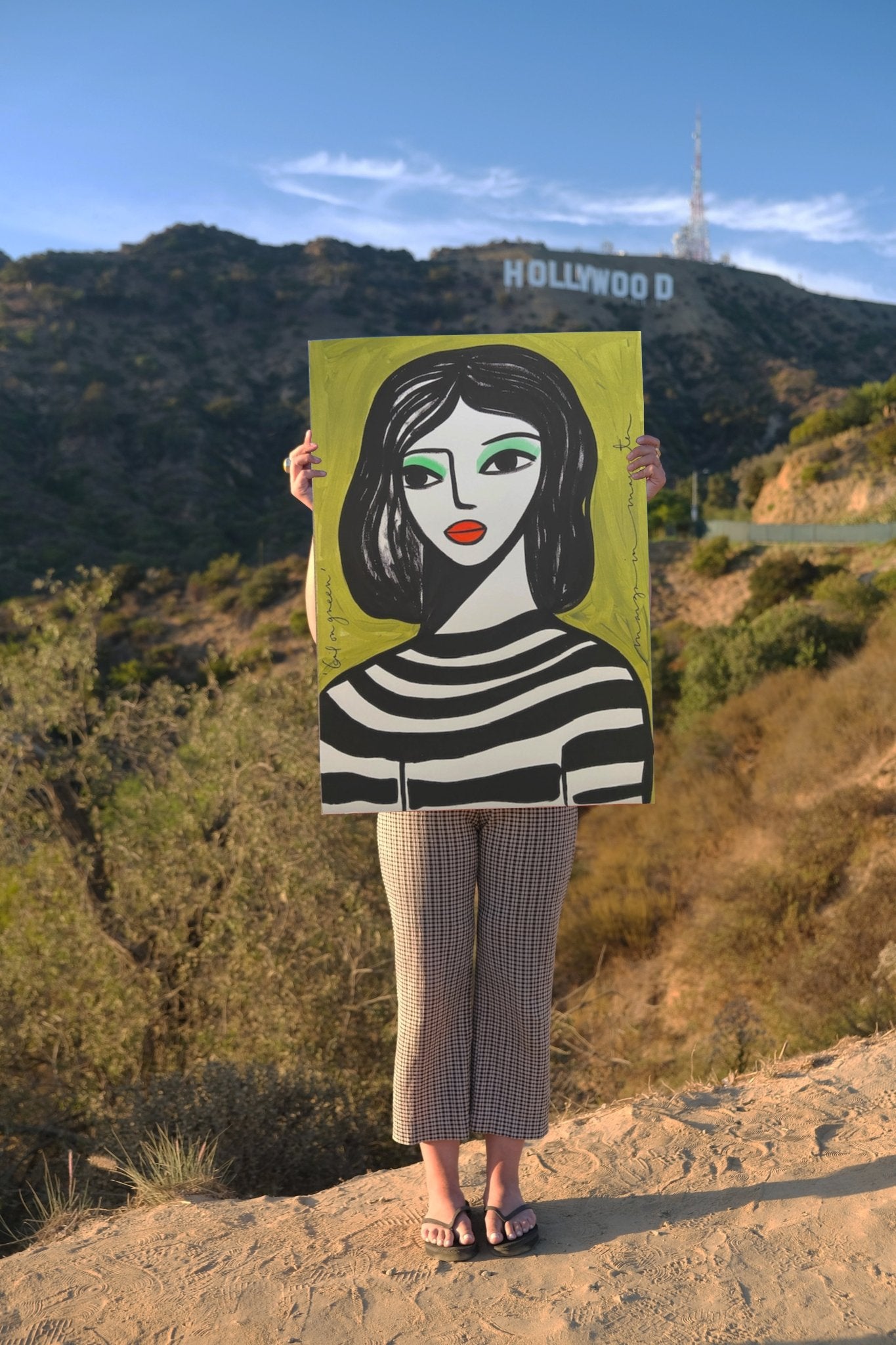 Girl on Green - Margo in Margate - FORGET ABOUT WHITE WALLS