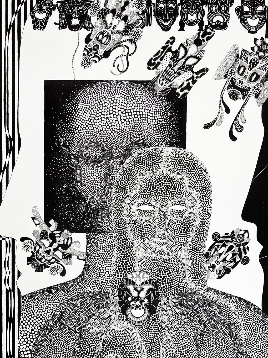 Quantum Girl and Square Space Man - Boris Pramatarov - FORGET ABOUT WHITE WALLS