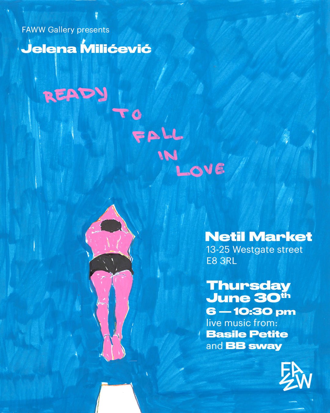 FAWW Gallery presents Jelena Milićević - FORGET ABOUT WHITE WALLS 