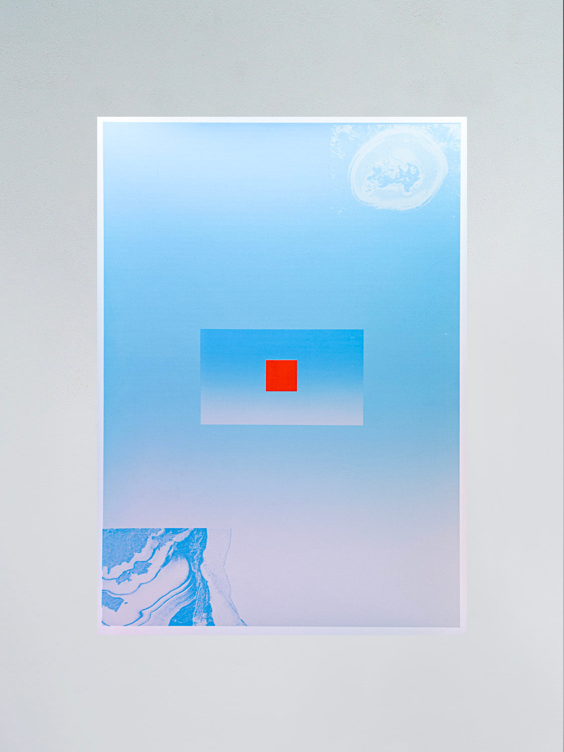 Prysm Edition, Monotype I, hand-pulled monotype screen print, 50 x 70 cm