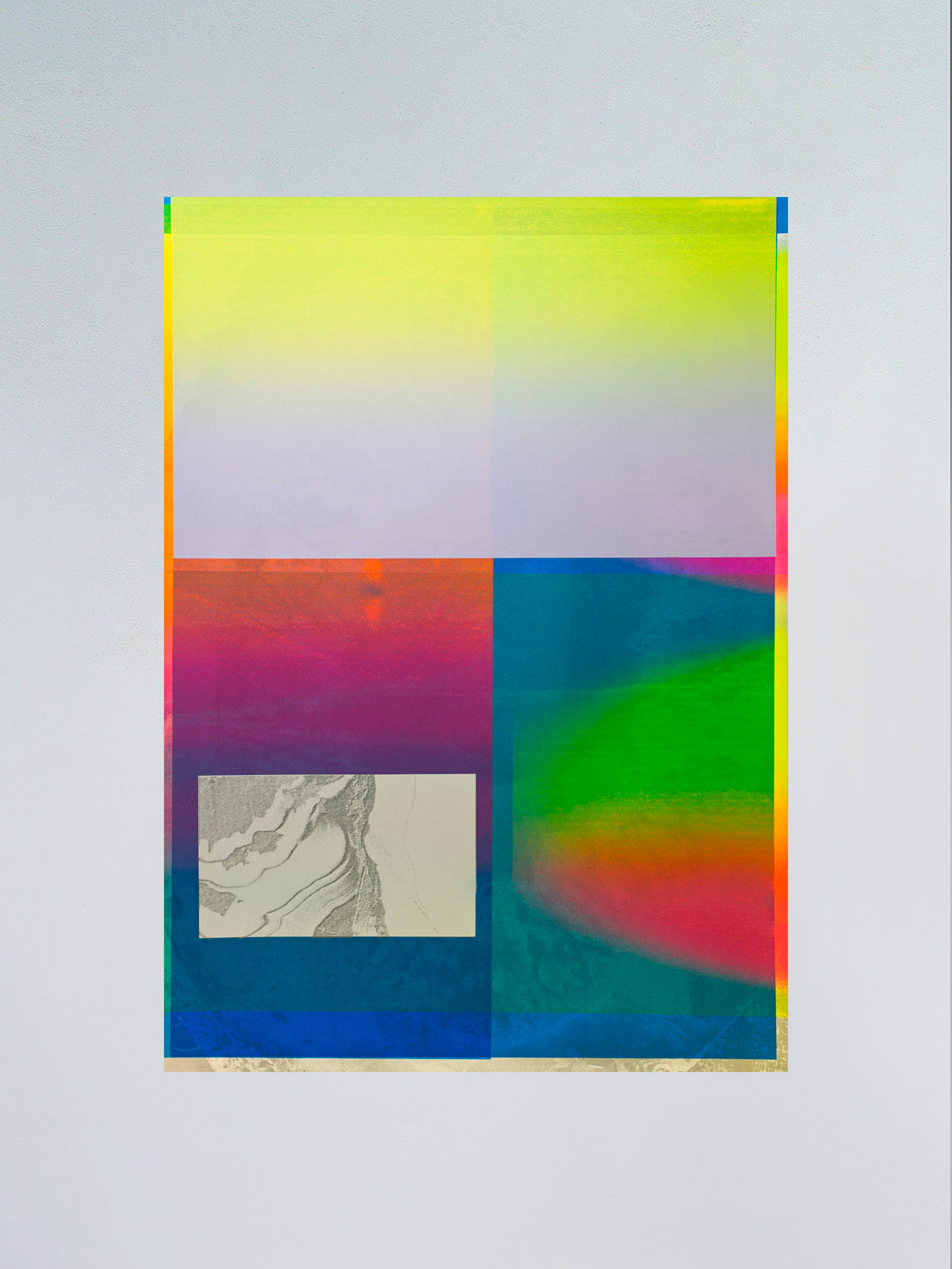Prysm Edition, Monotype IX, hand-pulled monotype screen print, 50 x 70 cm