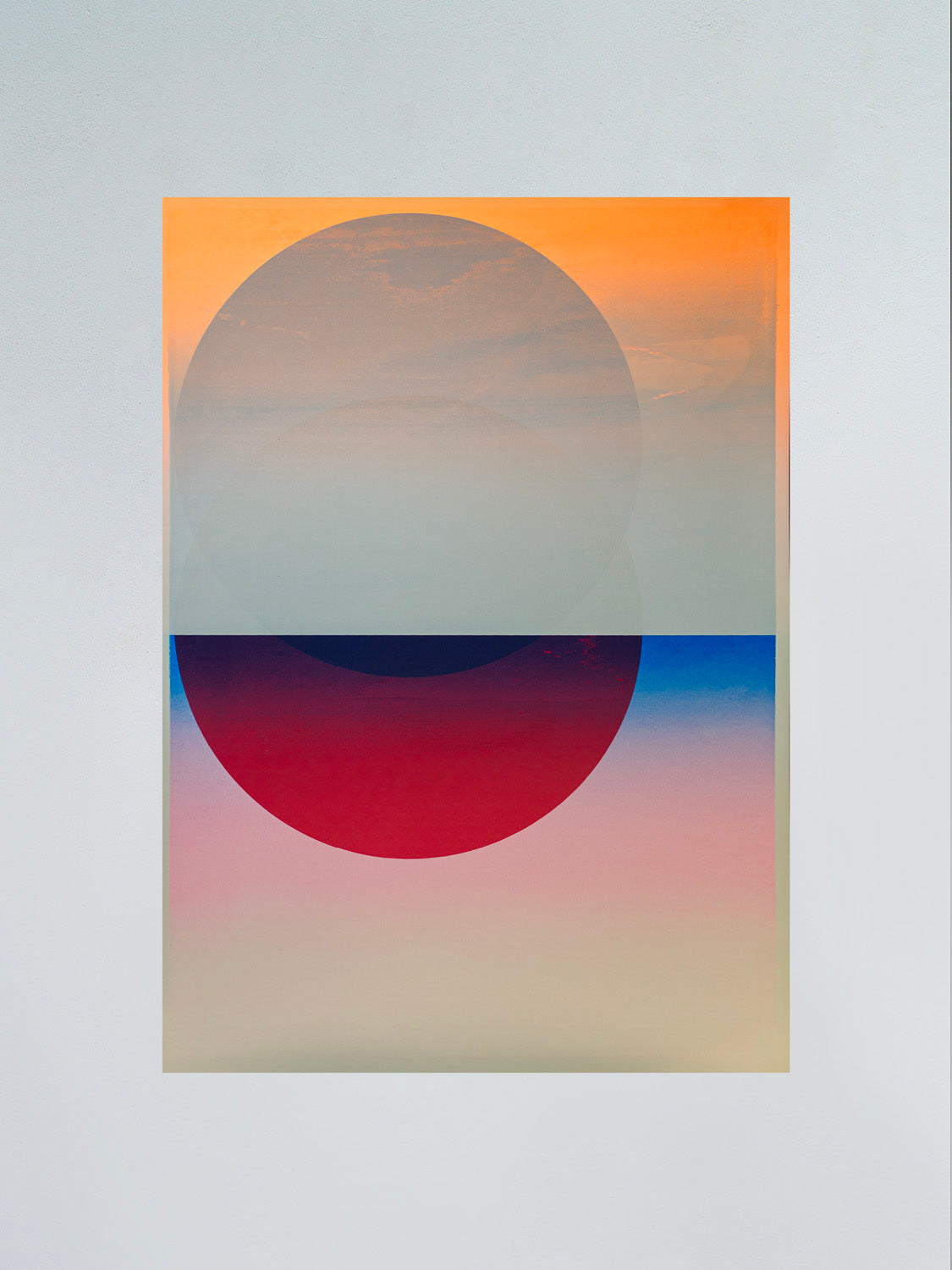 Prysm Edition, Monotype XI, hand-pulled monotype screen print, 50 x 70 cm