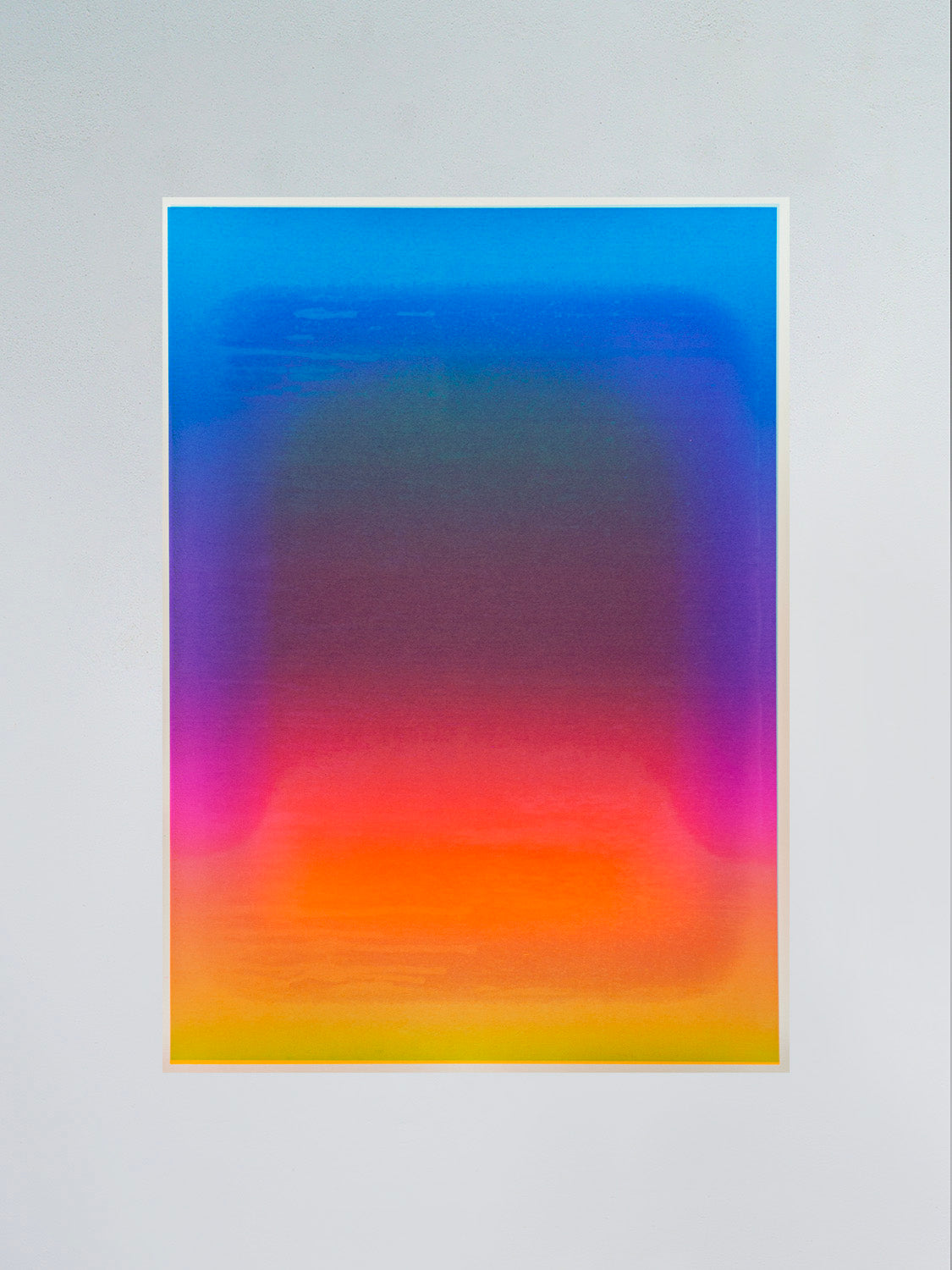 Prysm Edition, Monotype XIV, hand-pulled monotype screen print, 50 x 70 cm