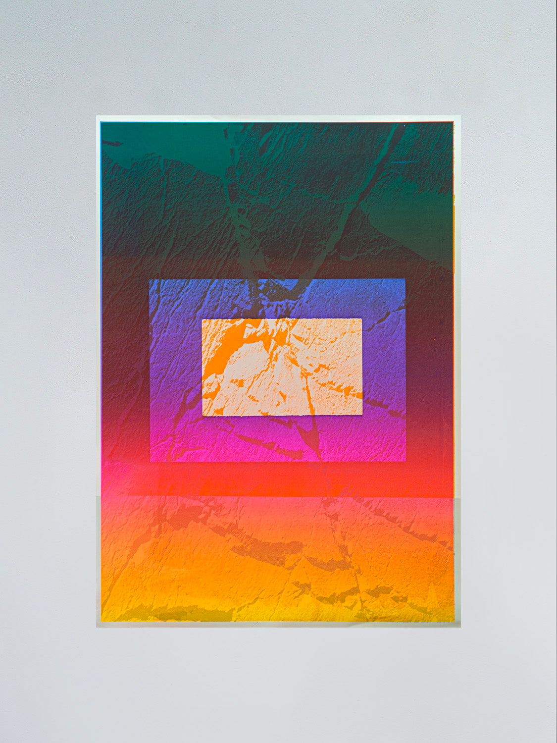 Prysm Edition, Monotype XV, hand-pulled monotype screen print, 50 x 70 cm