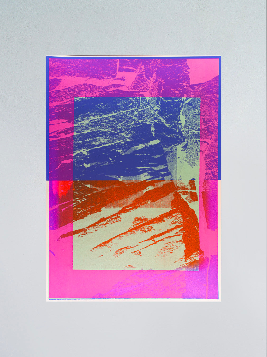 Prysm Edition, Monotype XXII, hand-pulled monotype screen print, 50 x 70 cm