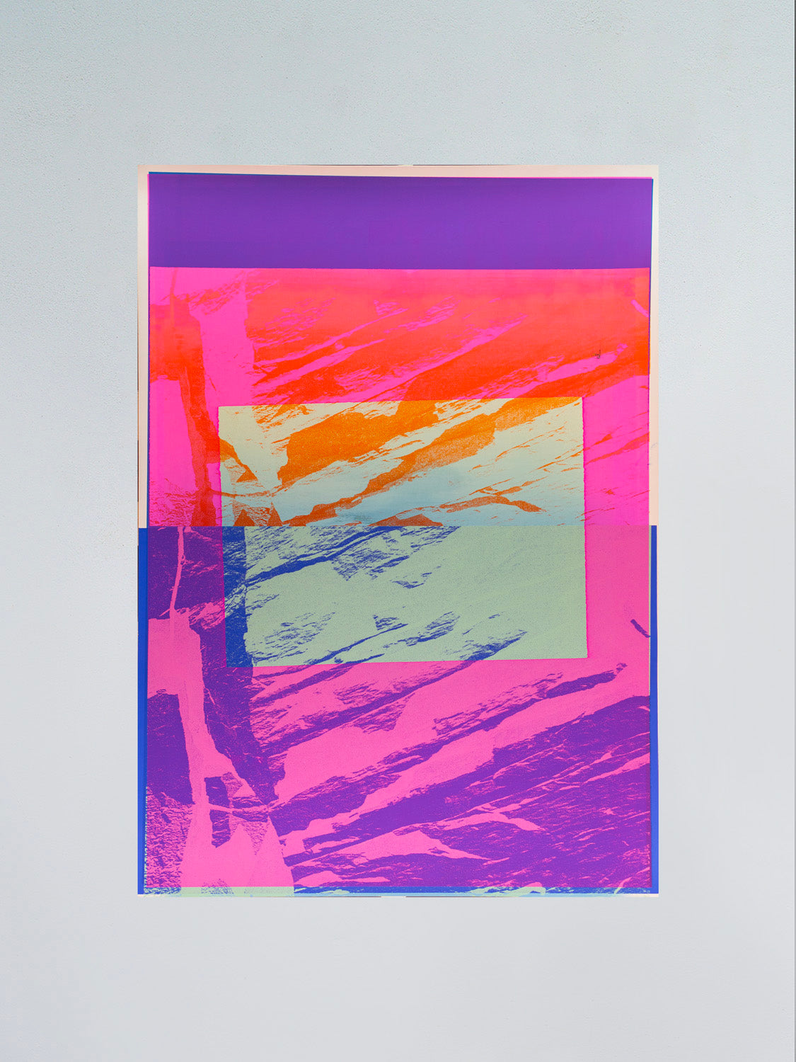 Prysm Edition, Monotype XXIV, hand-pulled monotype screen print, 50 x 70 cm