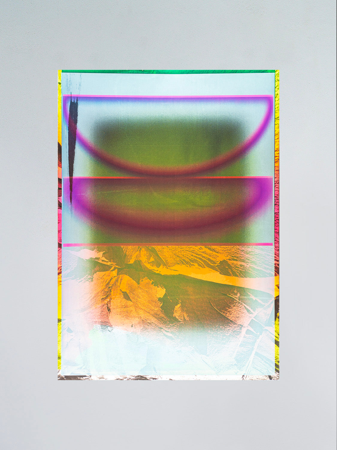 Prysm Edition, Monotype XXV, hand-pulled monotype screen print, 50 x 70 cm