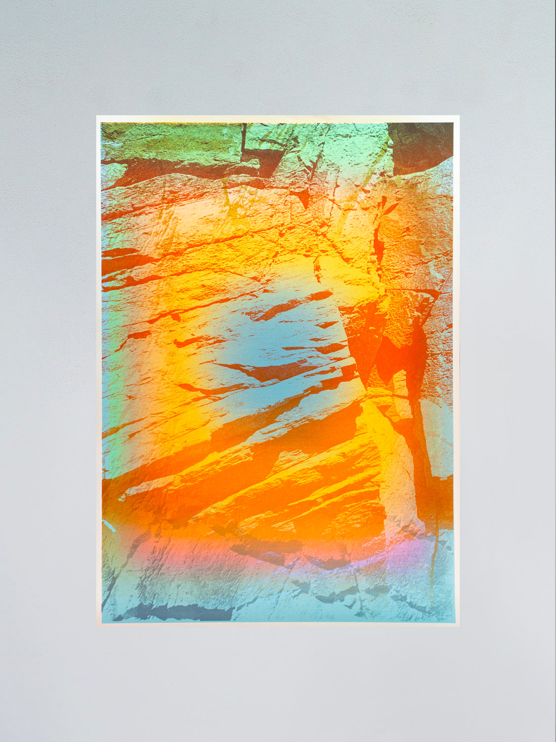 Prysm Edition, Monotype XXXIII, hand-pulled monotype screen print, 50 x 70 cm