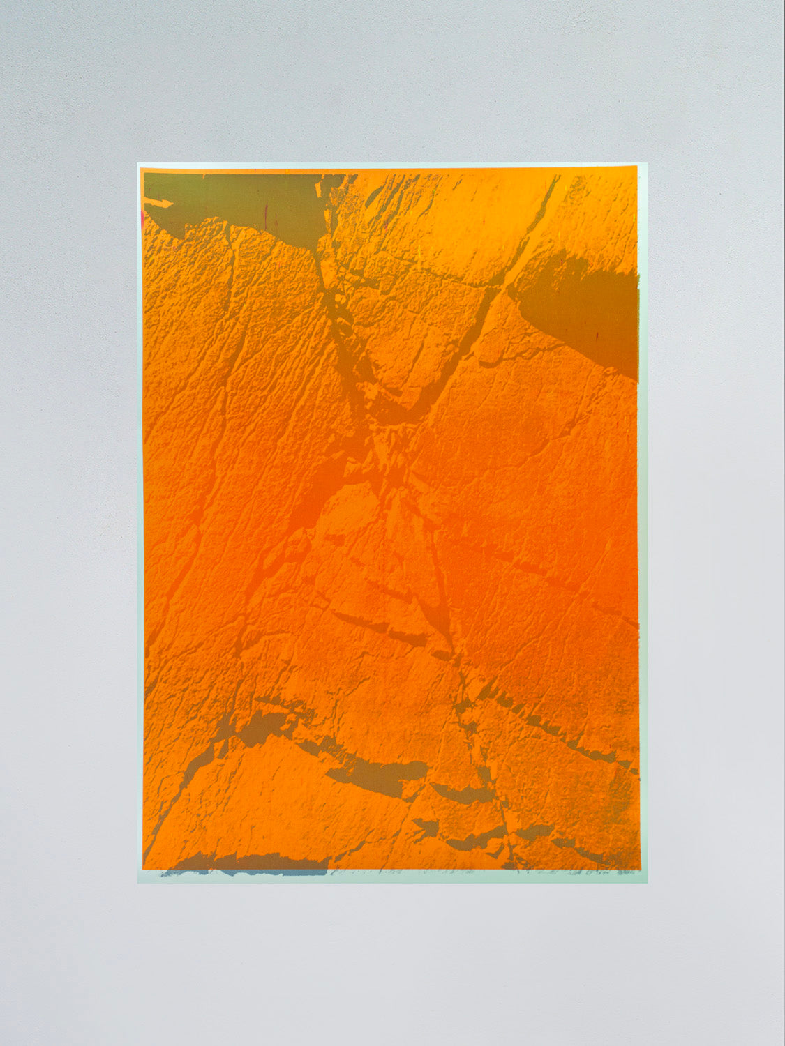 Prysm Edition, Monotype XXXIV, hand-pulled monotype screen print, 50 x 70 cm