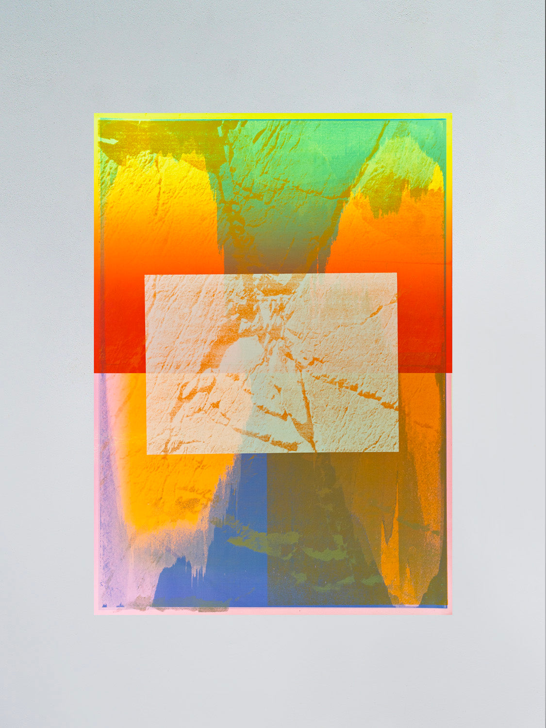 Prysm Edition, Monotype XXXVI, hand-pulled monotype screen print, 50 x 70 cm