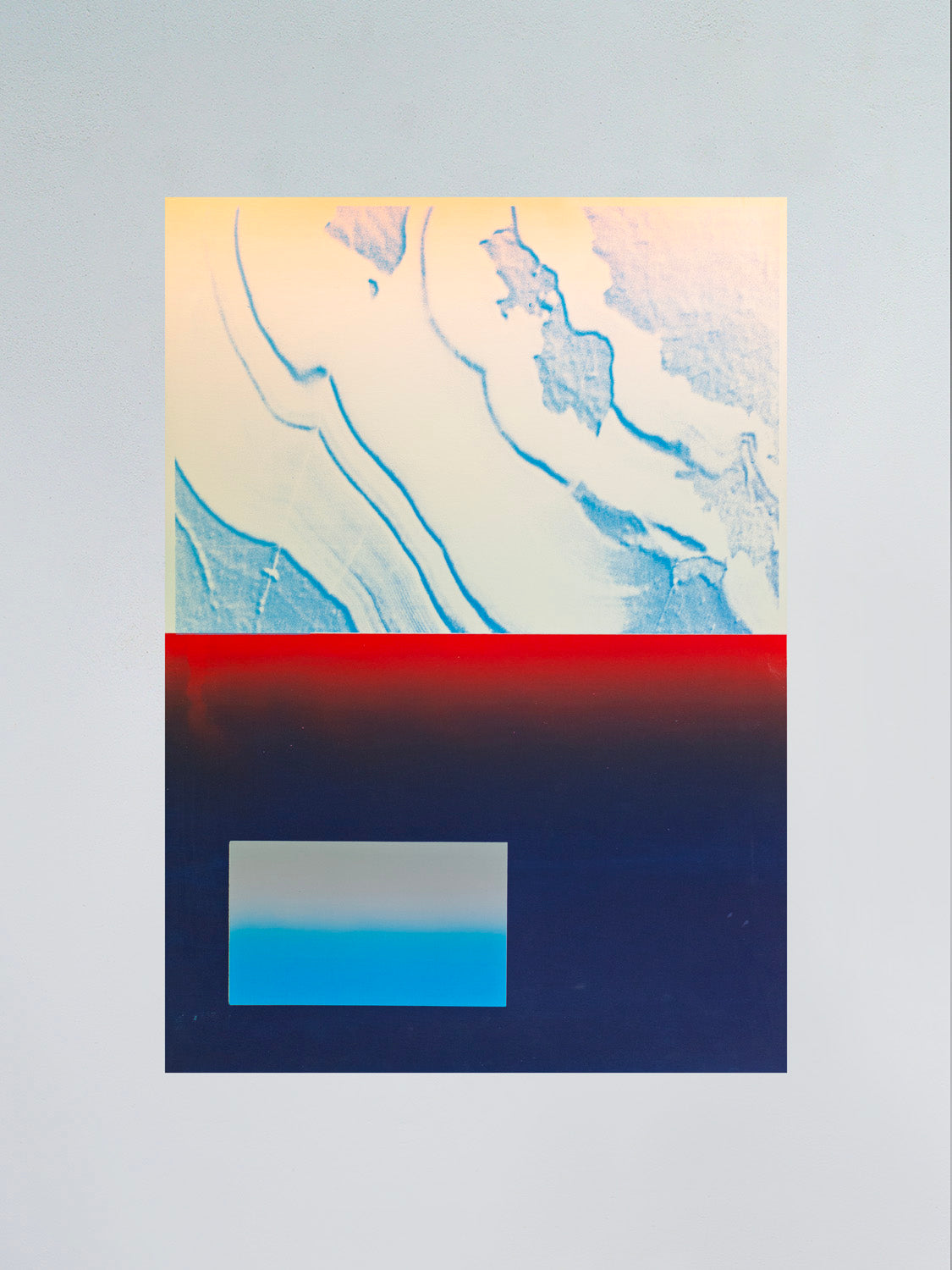 Prysm Edition, Monotype XLV, hand-pulled monotype screen print, 50 x 70 cm