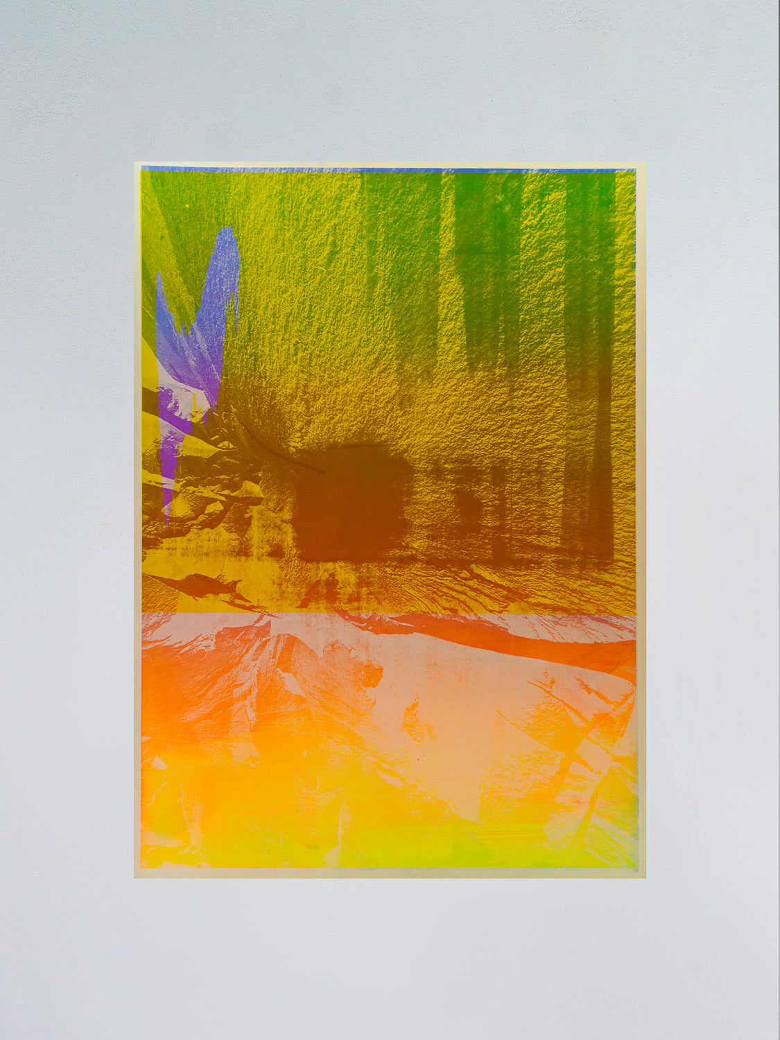 Prysm Edition, Monotype XLVI, hand-pulled monotype screen print, 50 x 70 cm