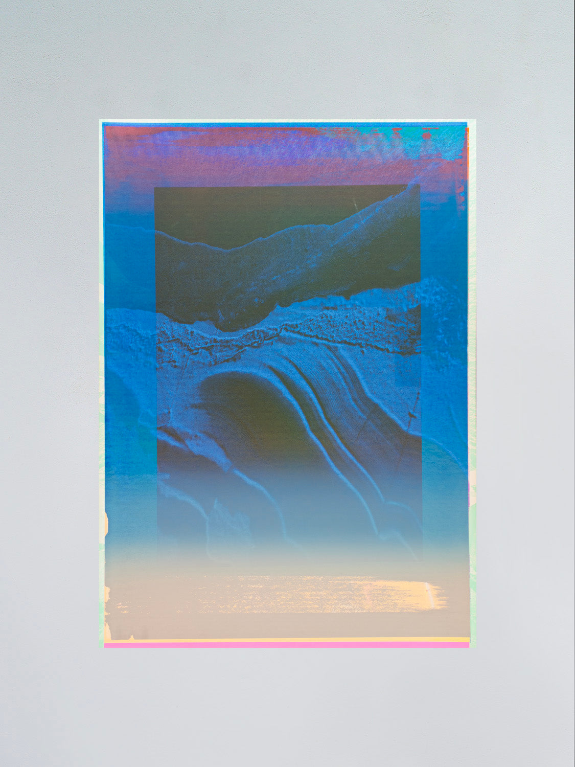 Prysm Edition, Monotype XLIX, hand-pulled monotype screen print, 50 x 70 cm