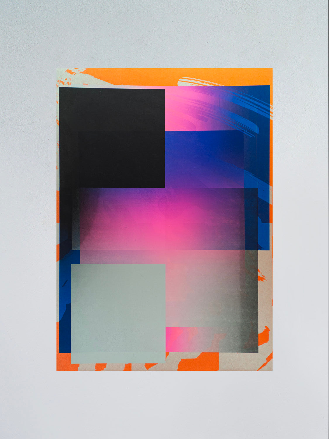 Prysm Edition, Monotype LII, hand-pulled monotype screen print, 50 x 70 cm