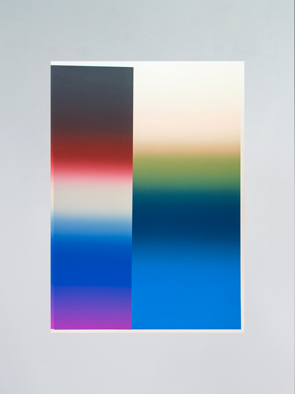 Prysm Edition, Monotype LVI, hand-pulled monotype screen print, 50 x 70 cm
