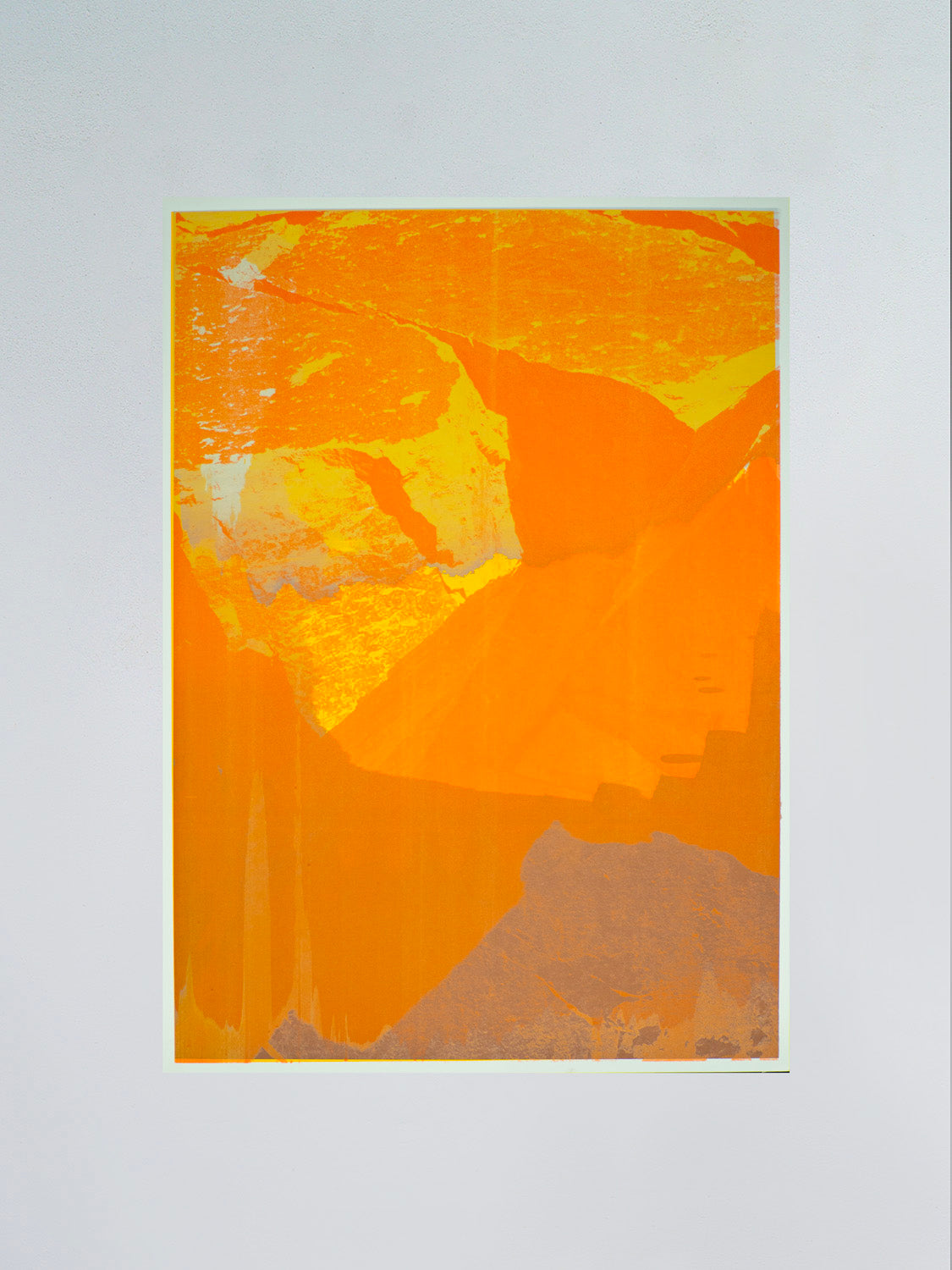 Prysm Edition, Monotype LXIII, hand-pulled monotype screen print, 50 x 70 cm