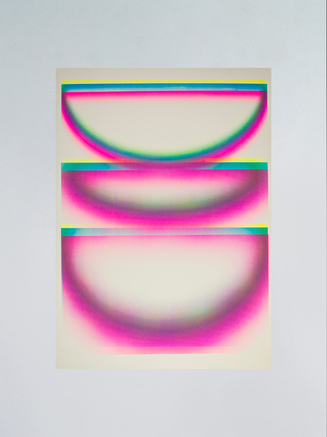 Prysm Edition, Monotype LXIV, hand-pulled monotype screen print, 50 x 70 cm