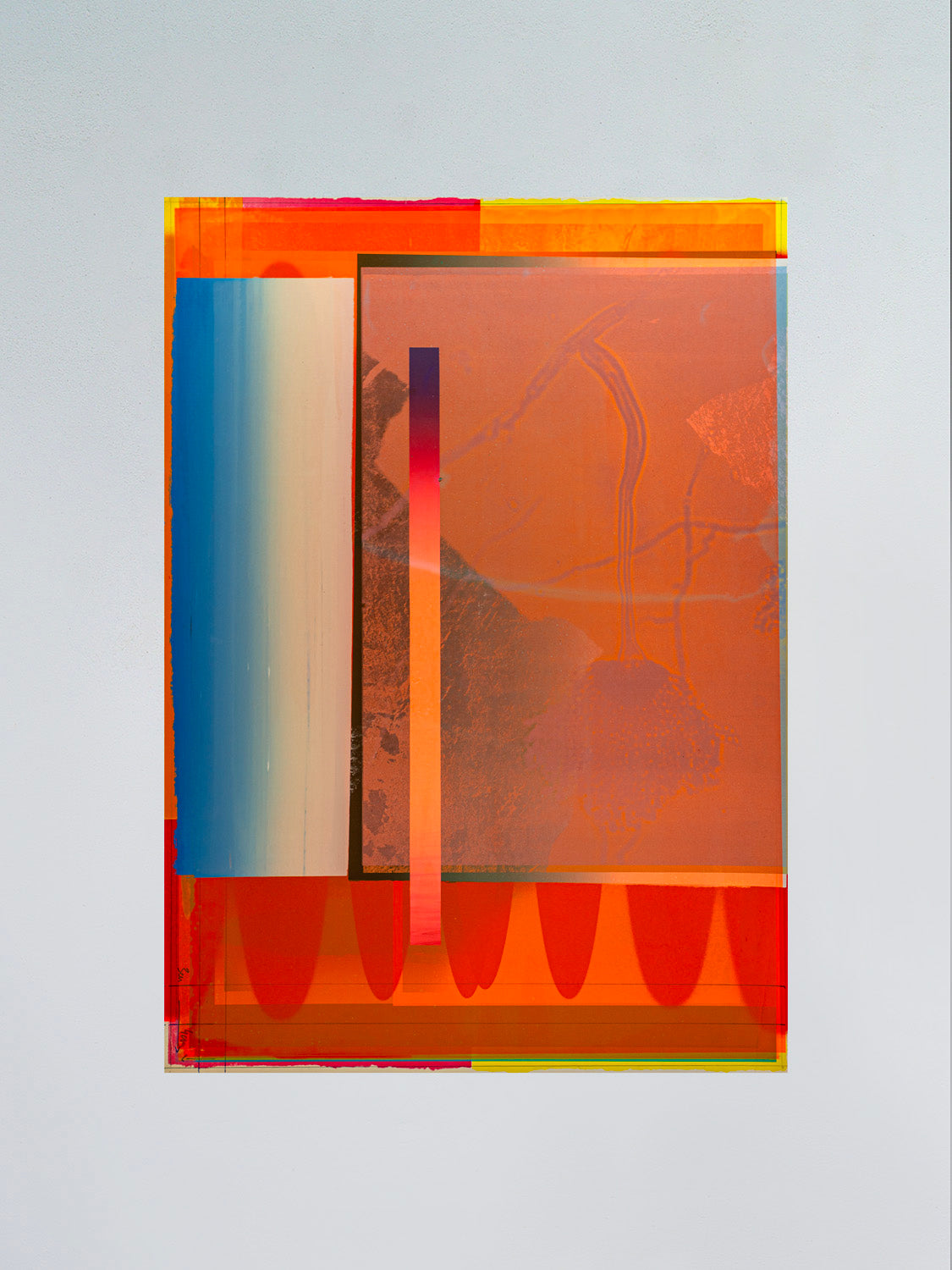 Prysm Edition, Monotype LXIX, hand-pulled monotype screen print, 50 x 70 cm