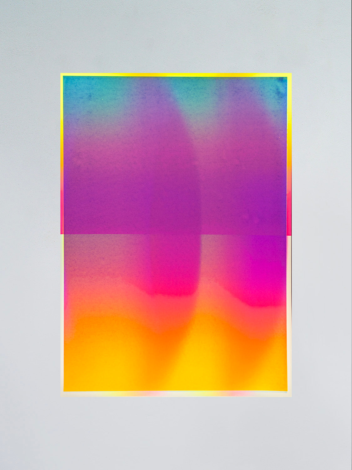 Prysm Edition, Monotype LXXII, hand-pulled monotype screen print, 50 x 70 cm