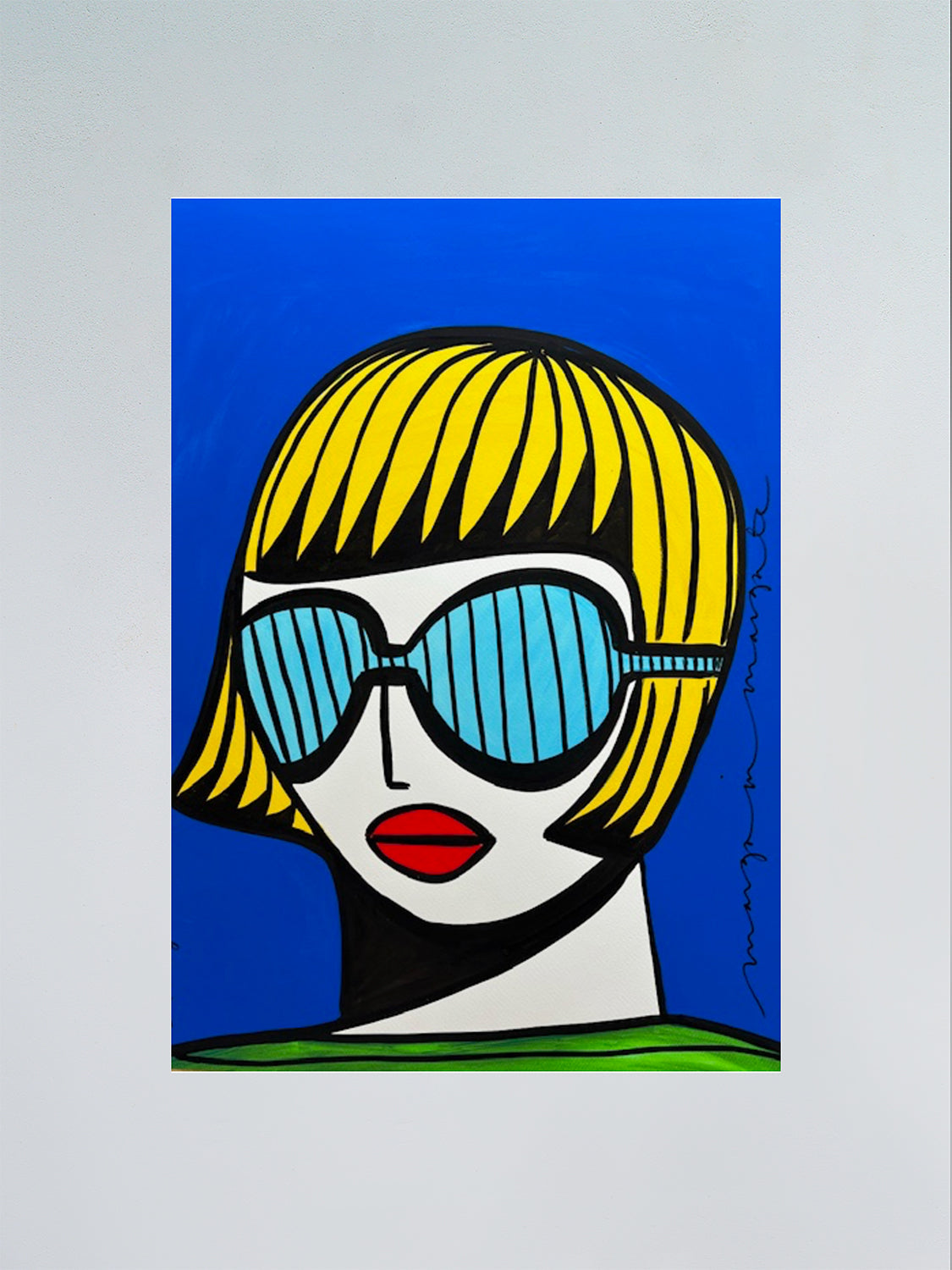 Girl in Yellow Bob