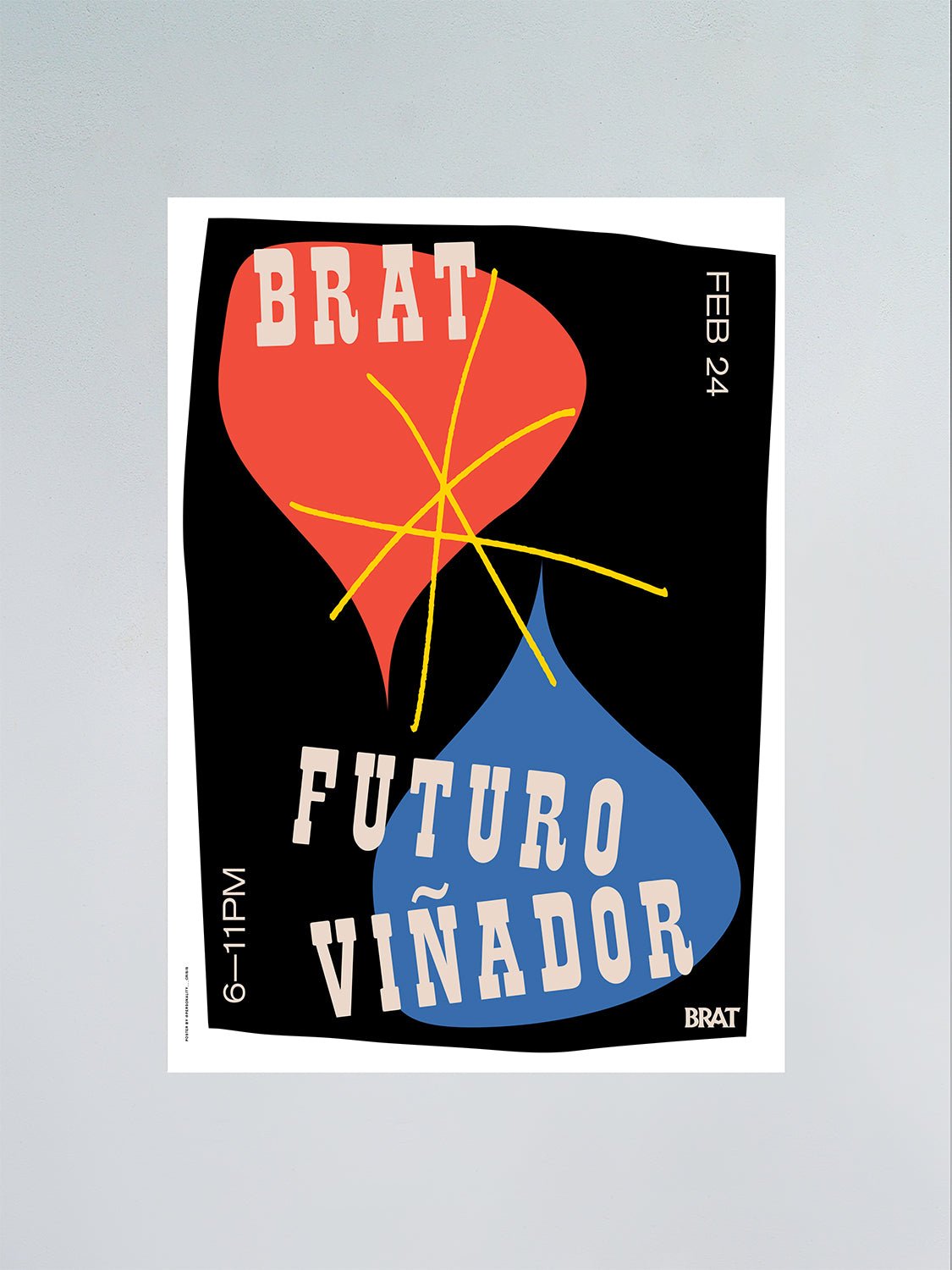 Brat X Futuro Viñador - Personality Crisis - FORGET ABOUT WHITE WALLS