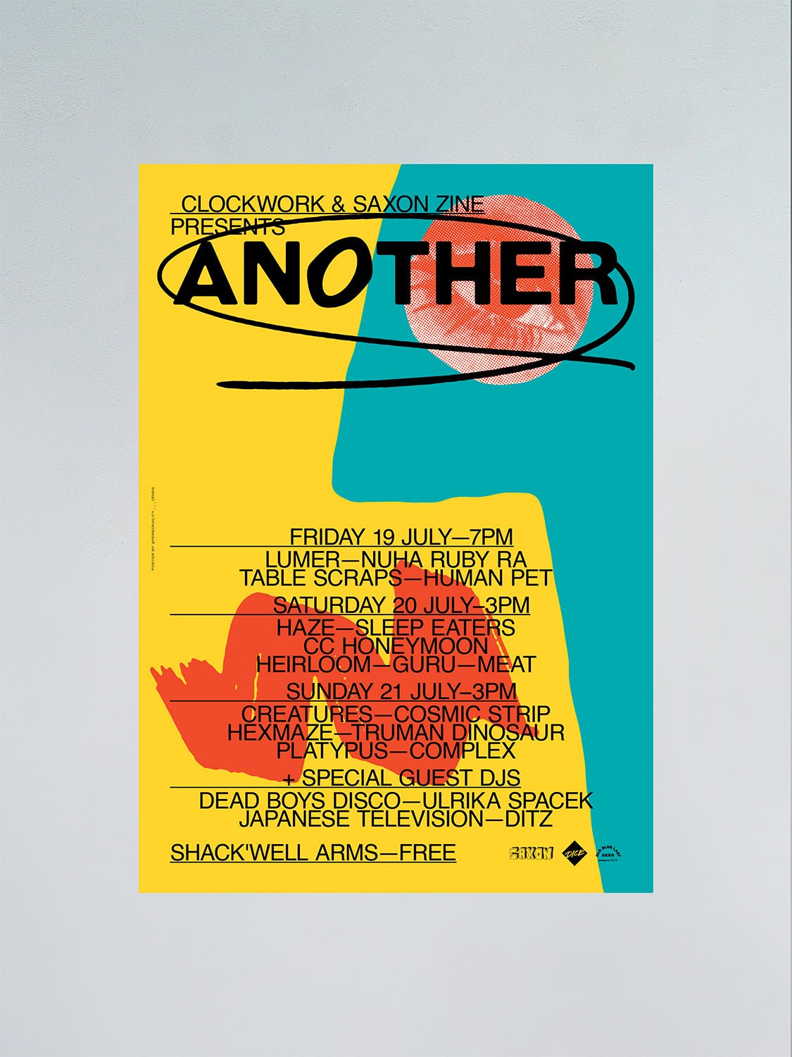 Clockwork X Saxon Zine - Personality Crisis - FORGET ABOUT WHITE WALLS