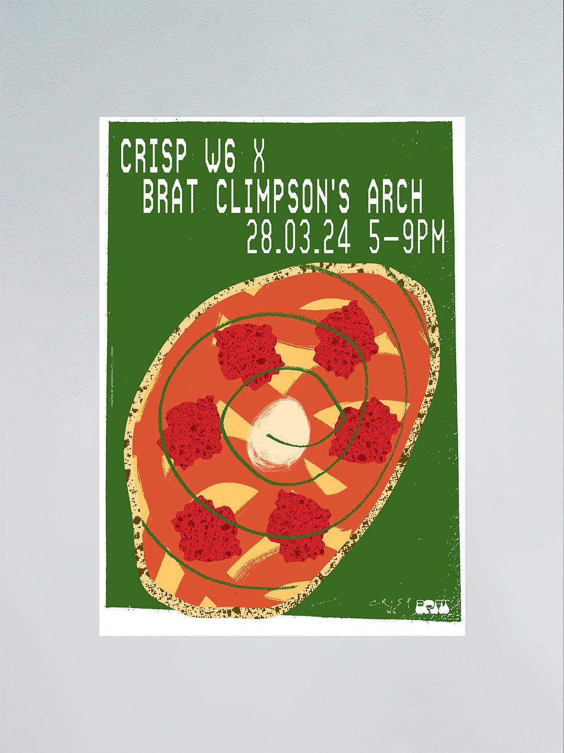 Crisp W6 X Brat Climpson's Arch - Personality Crisis - FORGET ABOUT WHITE WALLS
