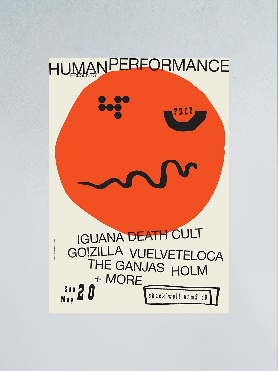 Human Performance X Shacklewell Arms - Personality Crisis - FORGET ABOUT WHITE WALLS