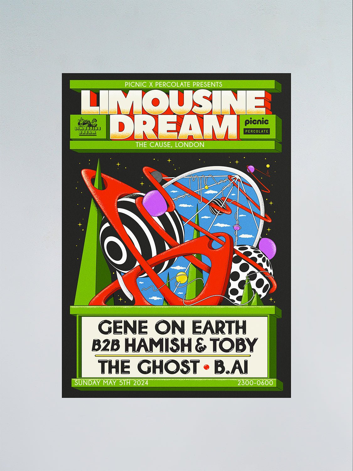 Limousine Dream - Pointless Illustration - FORGET ABOUT WHITE WALLS