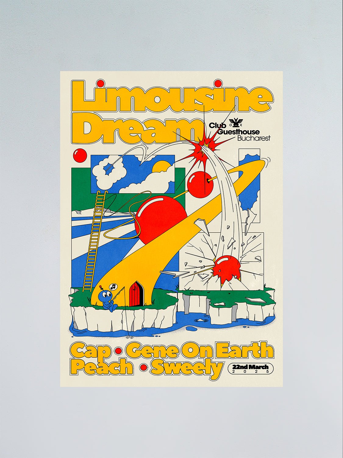 Limousine Dream - Pointless Illustration - FORGET ABOUT WHITE WALLS