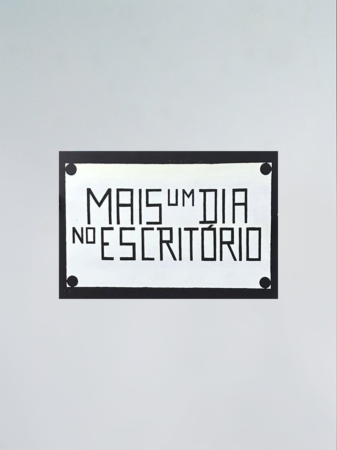 MIGUEL CARNEIRO ANOTHER DAY AT THE OFFICE - Officina Arara - FORGET ABOUT WHITE WALLS