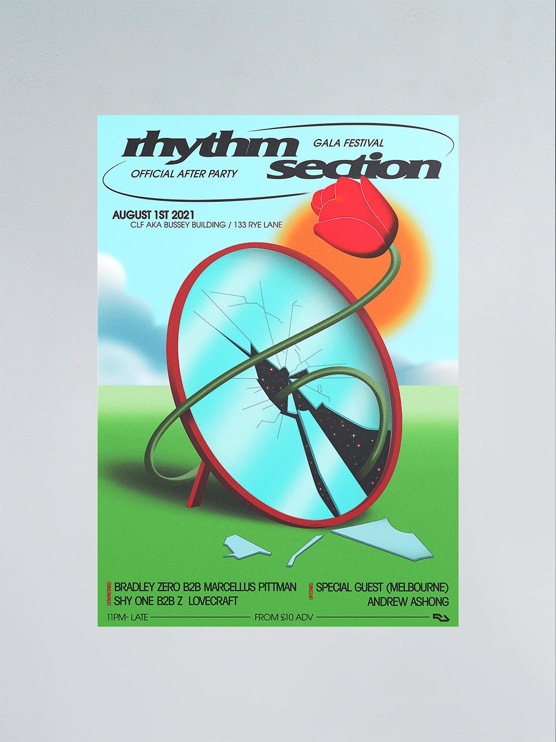 Rhythm Section - Pointless Illustration - FORGET ABOUT WHITE WALLS